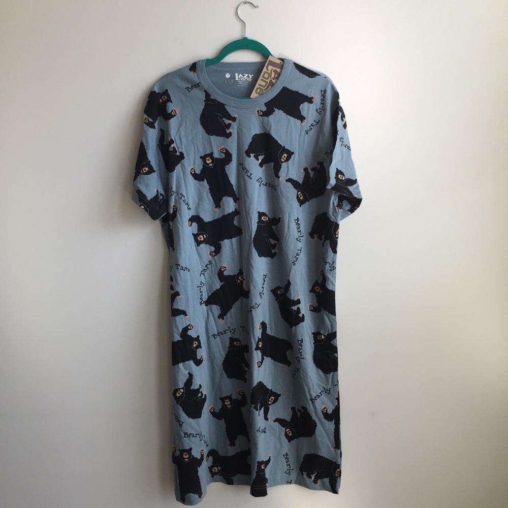 Lazy One Bearly Tame Bear nightshirt